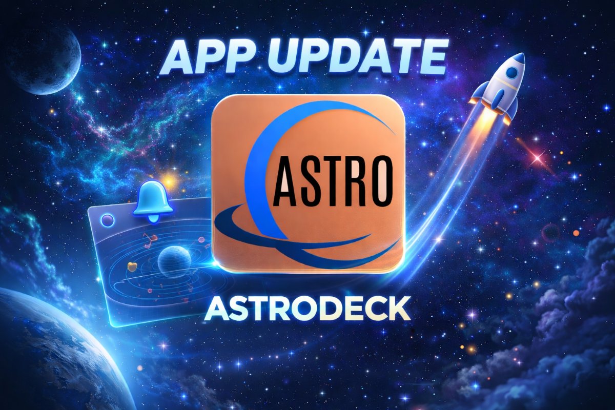 New update for AstroDeck