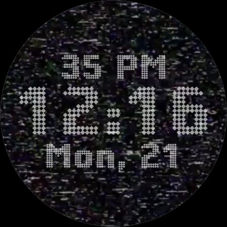Animated TV static noise LX30