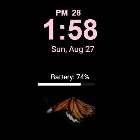 Butterfly with animation LX33