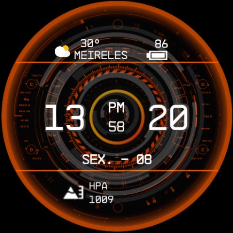Chrono LX77 Watch Face
